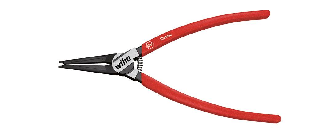 Wiha 29428 Seegeringzange Passend für (Seegeringzangen) Außenringe 85-140 mm Spitzenform (Details)