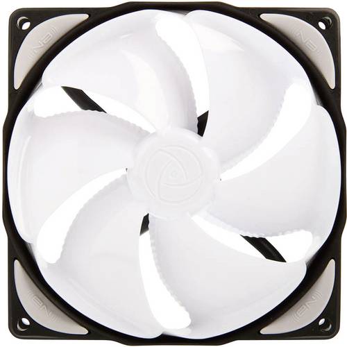 NoiseBlocker NB-eLoop B12-4 PC-Gehäuse-Lüfter Weiß, Schwarz (B x H x T) 120 x 120 x 25mm