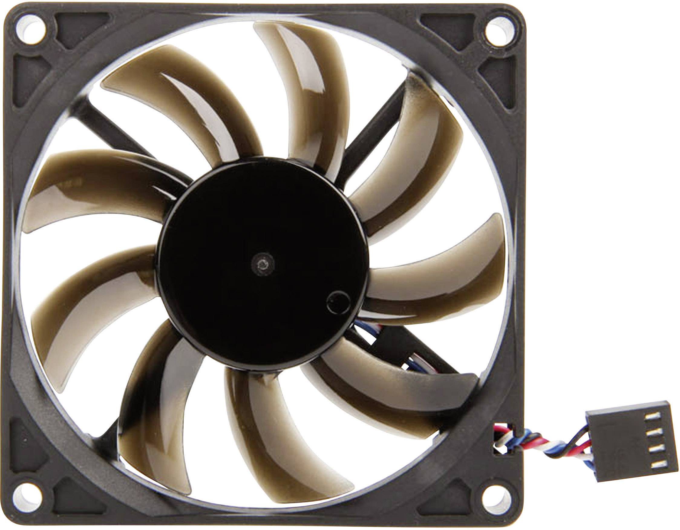 NoiseBlocker BlackSilent Pro PC-P PC-Gehäuse-Lüfter Schwarz (B x H x T) 115 x 180 x 35 mm