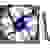 NoiseBlocker BlackSilent XK1 PC-Gehäuse-Lüfter Schwarz, Blau (transparent) (B x H x T) 140 x 140 x 25mm