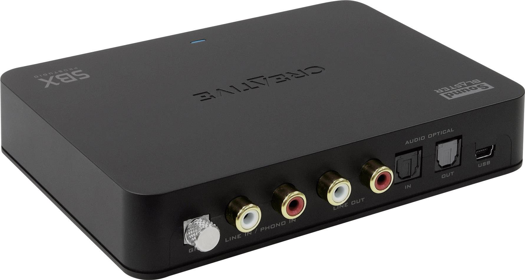 Sound Blaster SoundBlaster X-FI HD 2.1 Soundkarte, Extern Digitalausgang, externe Kopfhöreranschlüsse, externe Lautstärkenregelung