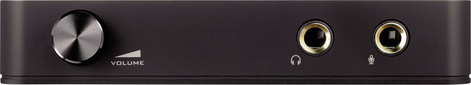 Sound Blaster SoundBlaster X-FI HD 2.1 Soundkarte, Extern Digitalausgang, externe Kopfhöreranschlüsse, externe Lautstärkenregelung