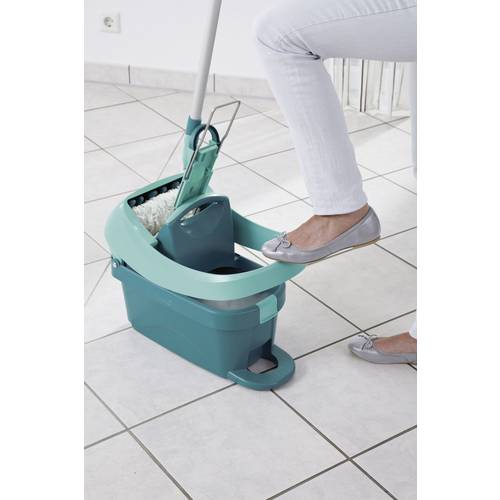 Leifheit 55076 profi emmer met pers en wielen 8l Leifheit 55076 profi emmer met pers en wielen 8l