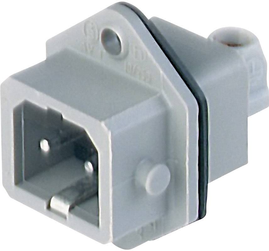 Hirschmann 930622106-1 Netz-Steckverbinder STASEI Stecker, Einbau vertikal Gesamtpolzahl: 2 + PE 16A Grau 1St.