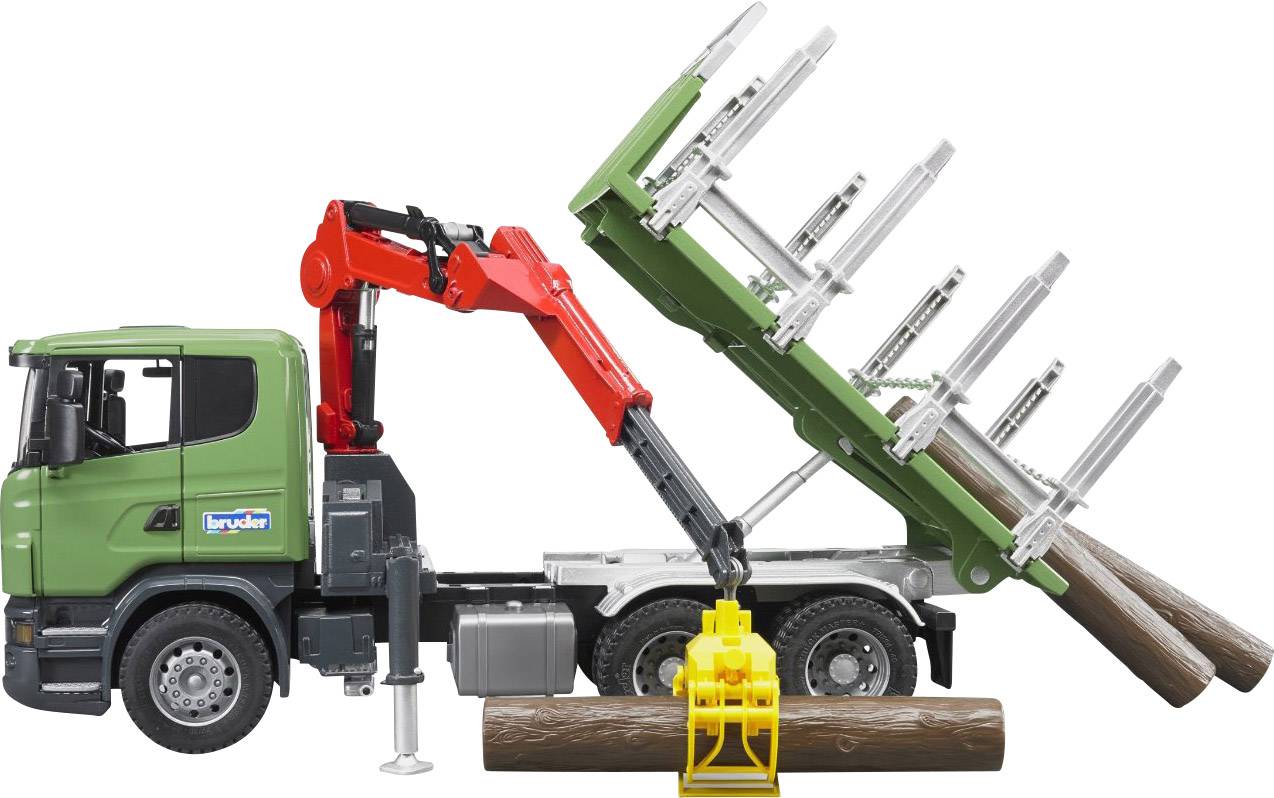 Bruder SCANIA R-Serie Holztransporter LKW