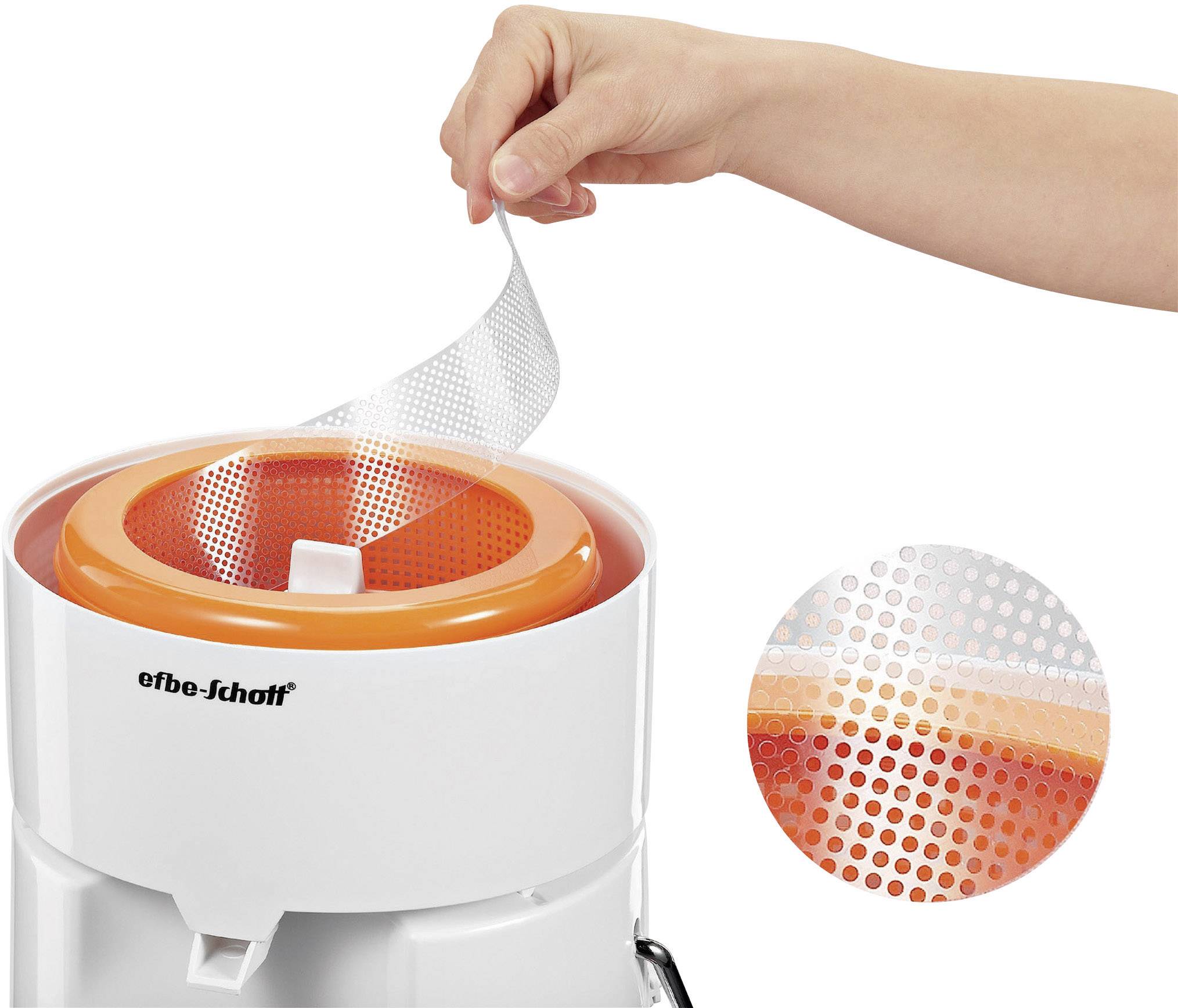 EFBE Schott Entsafter SC MALINA E 2 350W Weiß