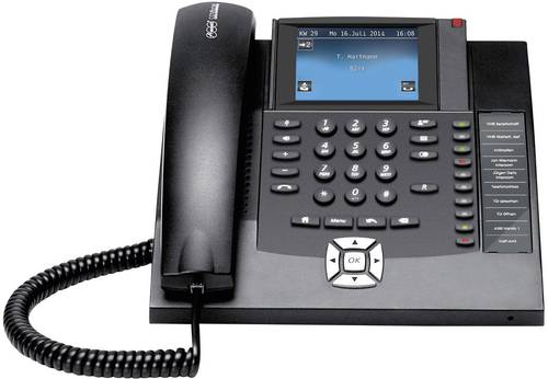 Image of Auerswald COMfortel 1400 Systemtelefon, ISDN Freisprechen Touch-Farbdisplay Schwarz