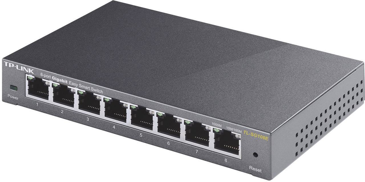 TP-LINK TL-SG108E Netzwerk Switch 8 Port 1 GBit/s