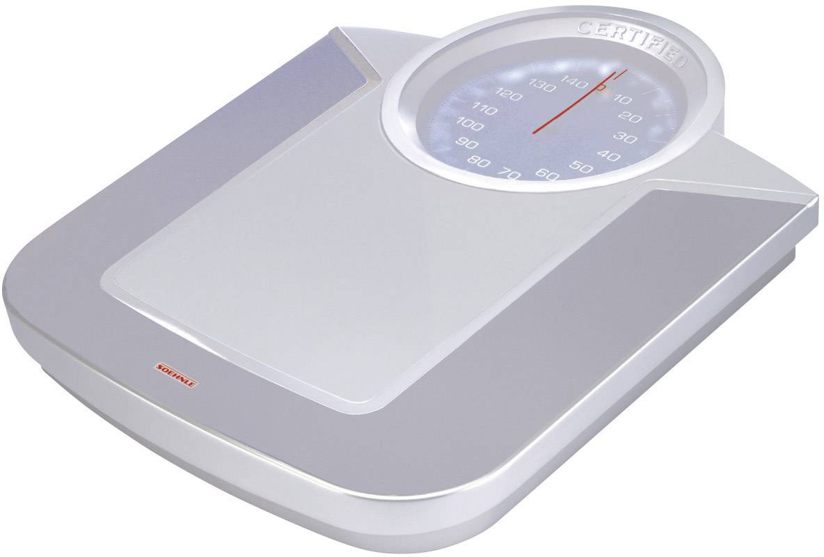 Soehnle Analoge Personenwaage Classic XL Wägebereich (max.)=150kg Silber-Schwarz