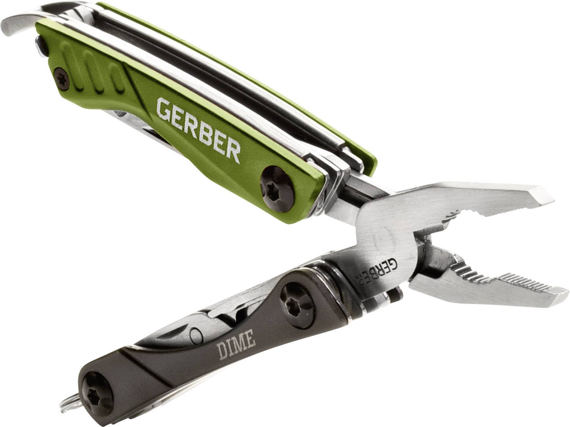 Gerber Dime GE31-001132 Multitool mit Schlüsselring Anzahl Funktionen 10 Grün