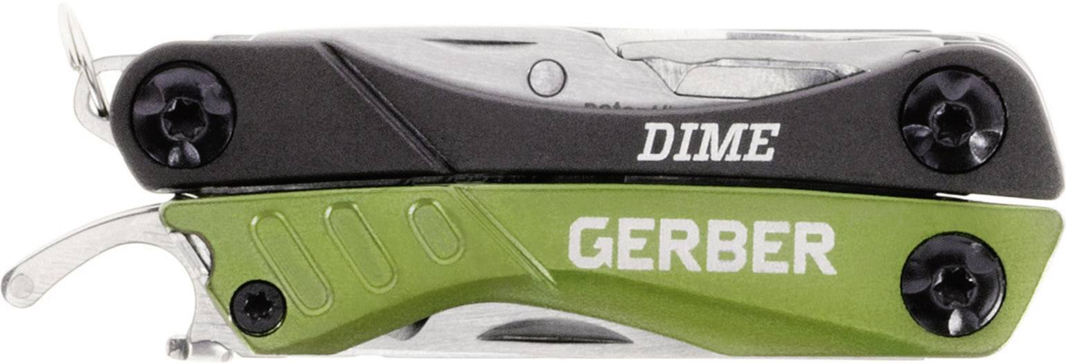 Gerber Dime GE31-001132 Multitool mit Schlüsselring Anzahl Funktionen 10 Grün