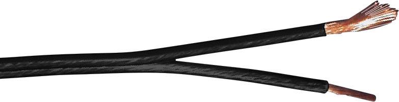 Bedea 10490911 Lautsprecherkabel 2 x 4 mm² Schwarz Meterware