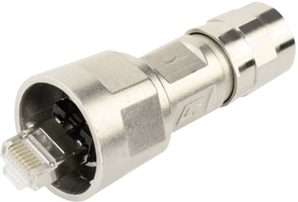 Telegärtner J80026A0005 STX V1 RJ45-Steckerset Metall Variante 1 Stecker, gerade Pole: 8P8C Metall 1 St.