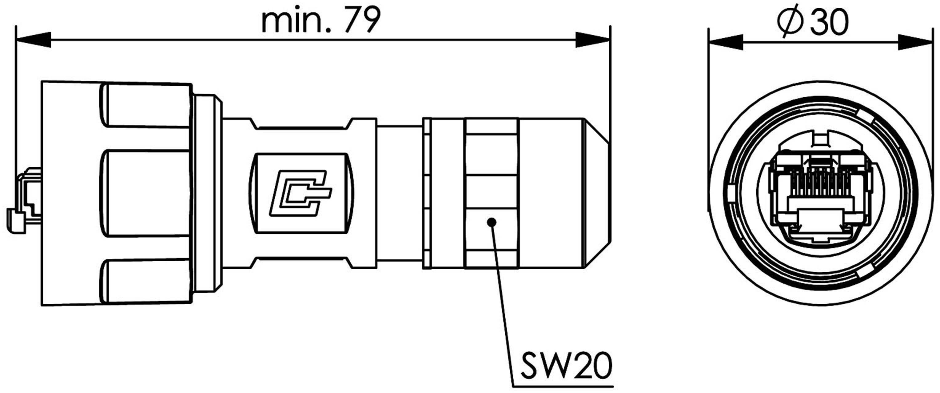 Telegärtner J80026A0005 STX V1 RJ45-Steckerset Metall Variante 1 J80026A0005 Stecker, gerade Pole: 8P8C Metall 1 St.