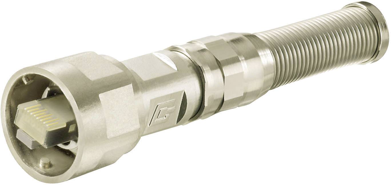 Telegärtner J80026A0006 STX V1 RJ45-Steckerset Metall Variante 1 J80026A0006 Stecker, gerade Pole: 8P8C Metall