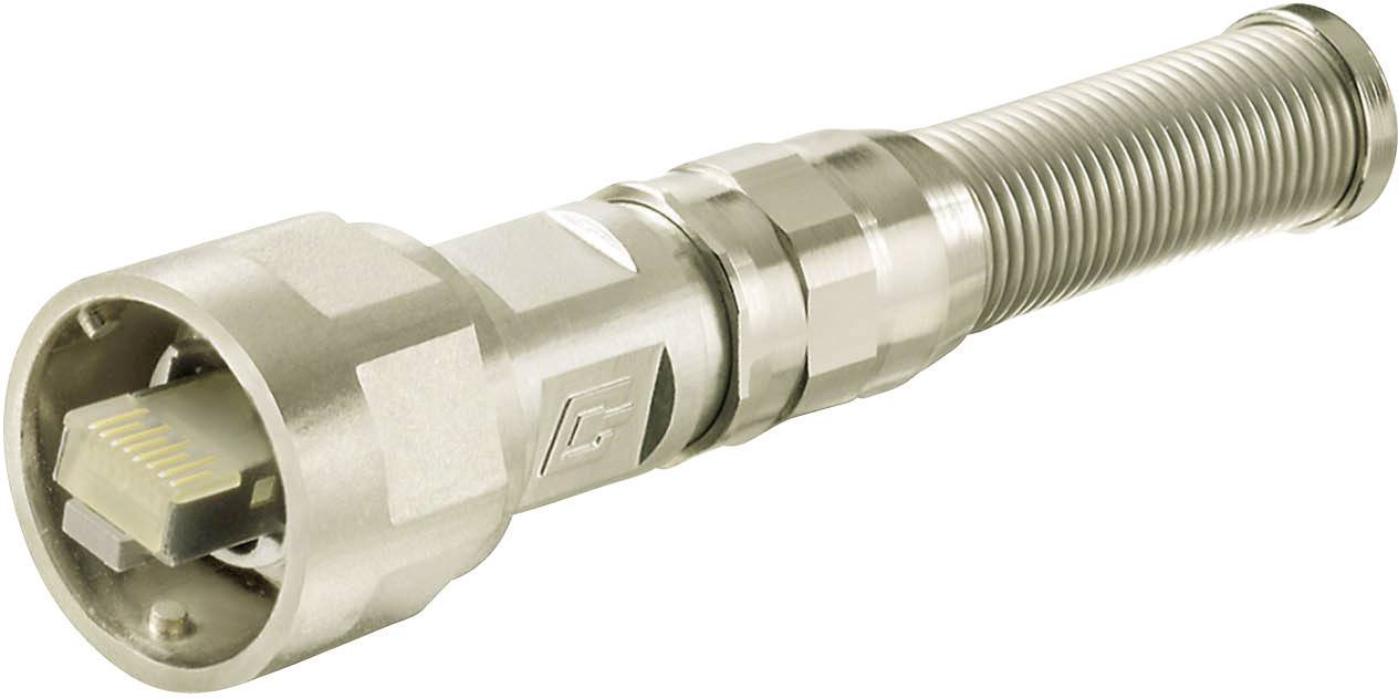 Telegärtner J80026A0008 STX V1 RJ45-Steckerset Metall Variante 1 J80026A0008 Stecker, gerade Pole: 8P8C Metall