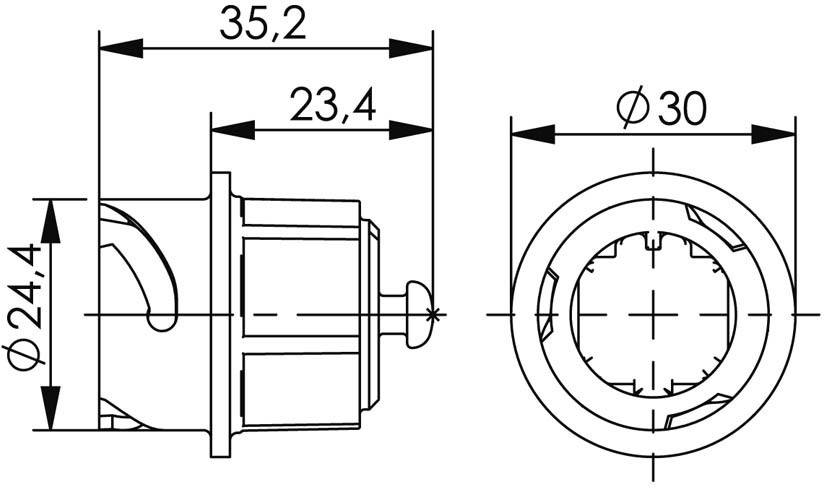Telegärtner 100022769 STX V1 Staubschutzkappe für Stecker Variante 1 100022769 Schwarz 1 St.