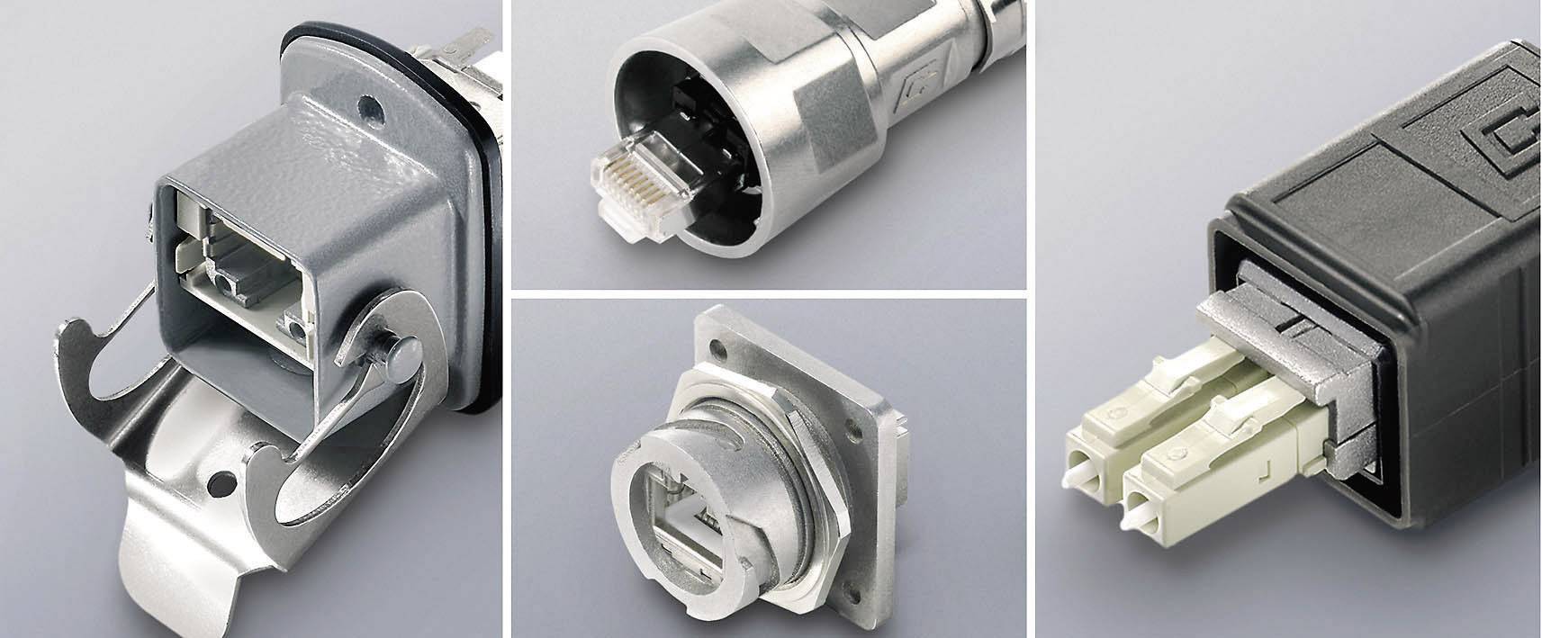 Telegärtner 100007415 STX V1 RJ45-Flanschset Metall Variante 1 100007415 Kupplung, Einbau Pole: 8P8C Metall 1St.