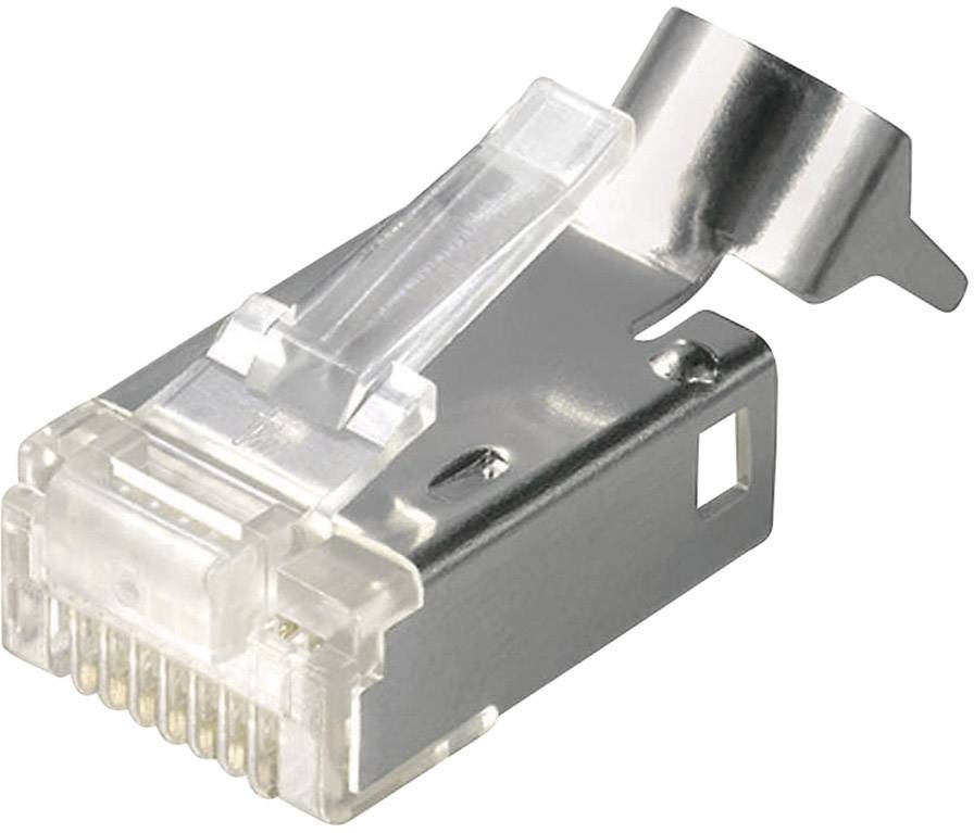 Telegärtner RJ45 Stecker CAT 8.1 - 8P8C Metall, 1 Stück, Für Netzwerkkabel