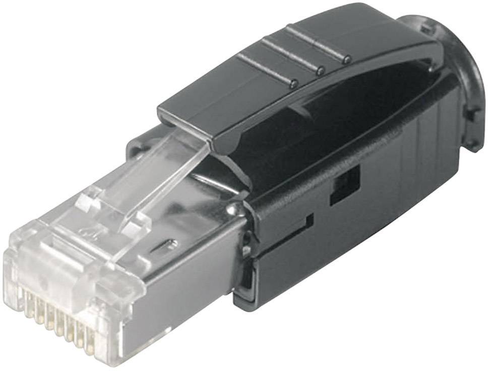Telegärtner 100007451 STX RJ45-Stecker 100007451 Stecker, gerade Pole: 8P8C Glasklar 1 St.