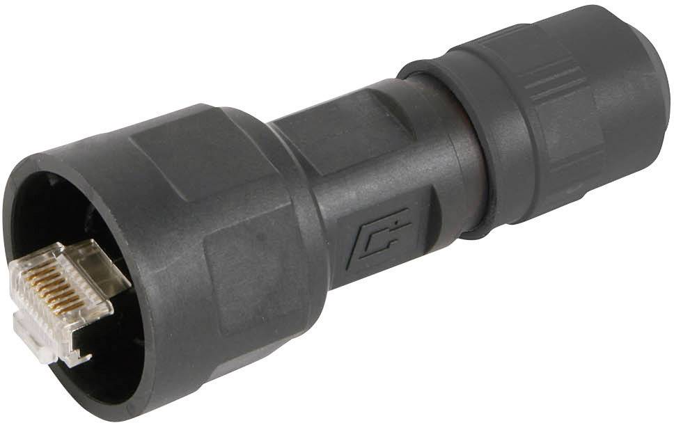 Telegärtner J80026A0009 STX V1 RJ45-Steckerset Kunststoff Variante 1 J80026A0009 Stecker, gerade Pole: 8P8C Schwarz 1 St.