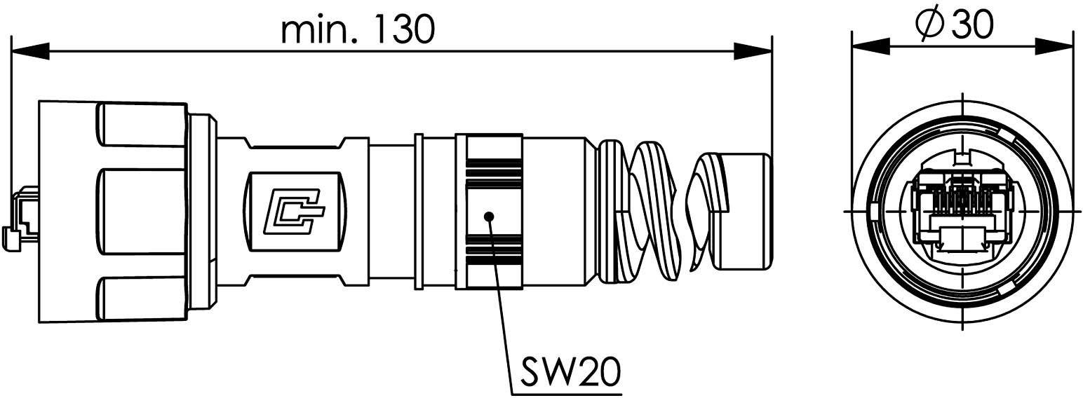 STX V1 RJ45-Steckerset Kunststoff Variante 1 Stecker, gerade Pole: 8P8C J80026A0010
