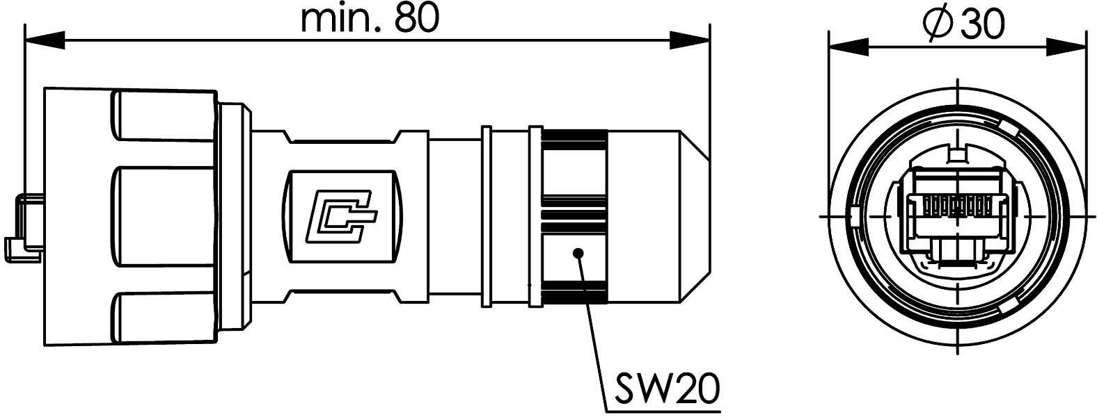 Telegärtner J80026A0011 STX V1 RJ45-Steckerset Kunststoff Variante 1 J80026A0011 Stecker, gerade Pole: 8P8C Schwarz 1 St.