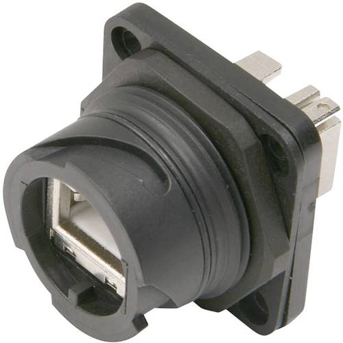 STX V1 RJ45-Steckerset Kunststoff Variante 1 Kupplung, Einbau Pole: 8P8C J80020A0003 Schwarz Telegä