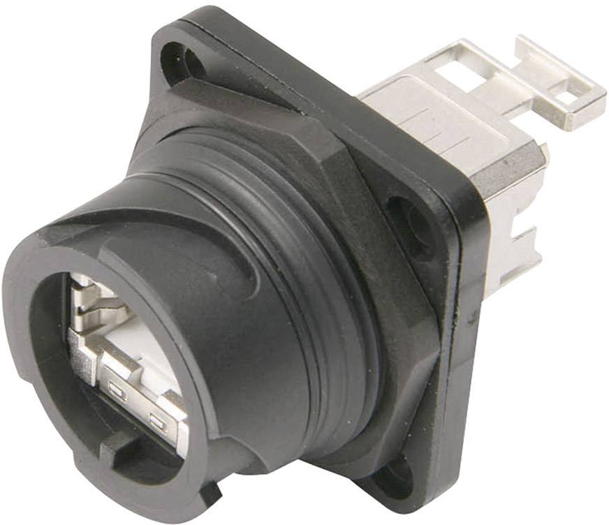TELEGÄRTNER STX V1 Flanschset, RJ45 Modul A Cat.6A (ISO)