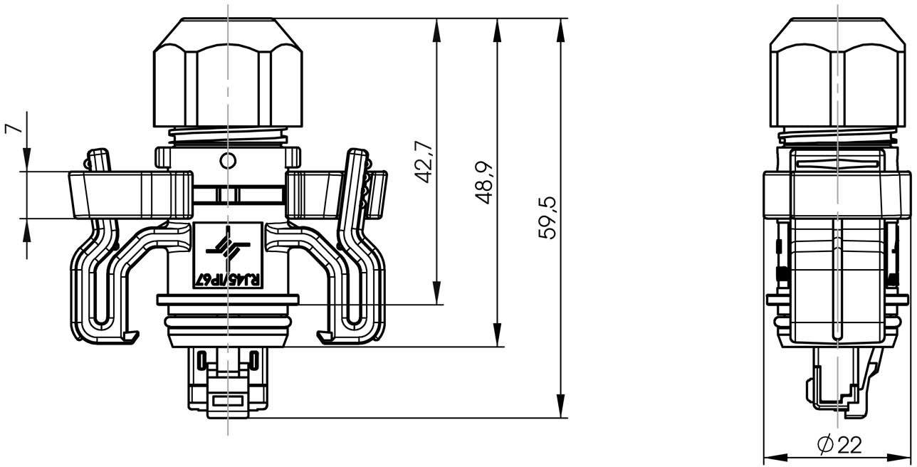 Telegärtner 100023013 RJ45-Steckerset Variante 6 100023013 Stecker, gerade Pole: 8P8C Lichtgrau 1St.