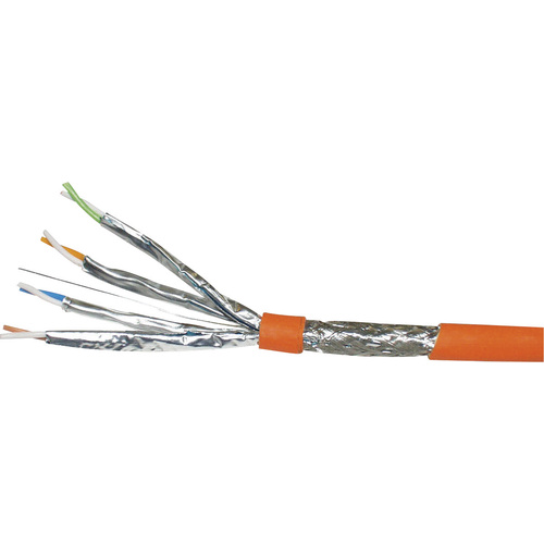 VOKA Kabelwerk 170203-50 Netzwerkkabel CAT 7a S/FTP 4 x 2 x 0.25mm² Orange Meterware
