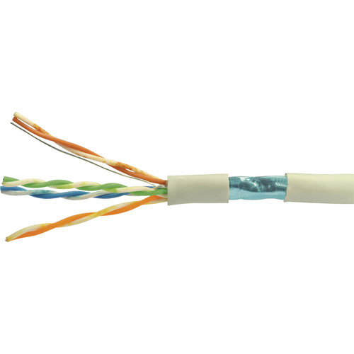 VOKA Kabelwerk 103080-00 Netzwerkkabel CAT 5e F/UTP 4 x 2 x 0.20mm² Grau Meterware