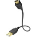 Inakustik USB-Kabel USB 2.0 USB-A Stecker, USB-Mini-B Stecker 2.00m Schwarz vergoldete Steckkontakte 01070022