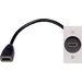 Inakustik 00980027256 HDMI Adapter [1x HDMI-Buchse - 1x HDMI-Buchse] Schwarz 25.00cm