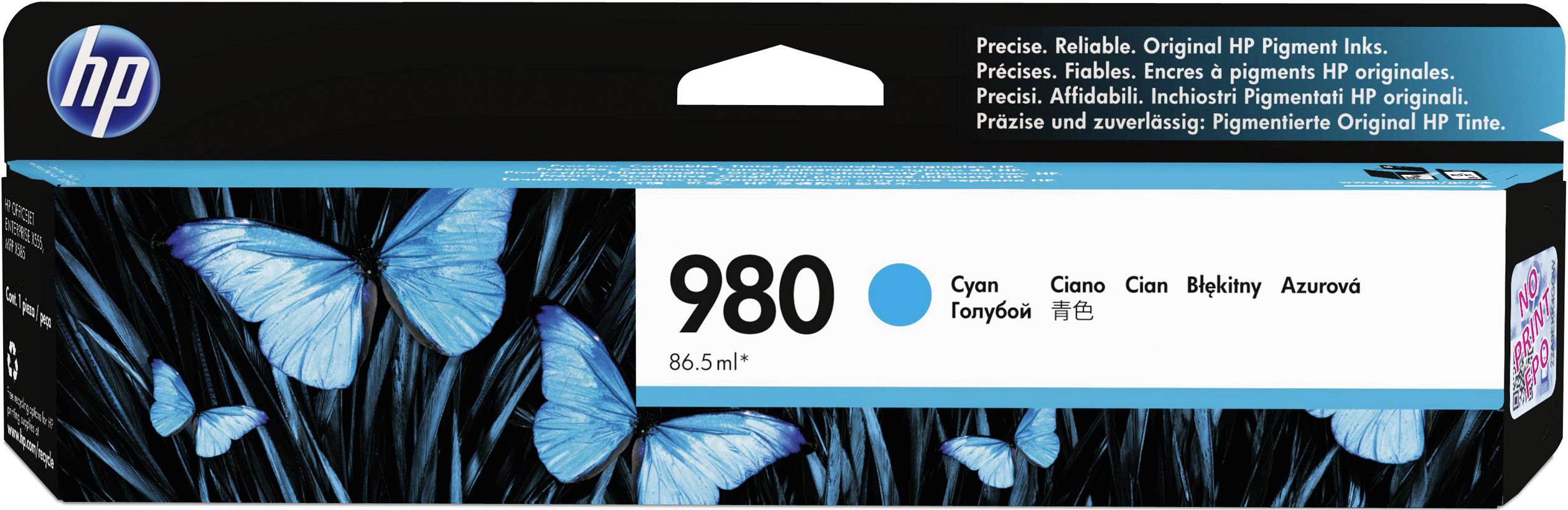 HP 980 - 86.5 ml - Cyan - original - Tintenpatrone