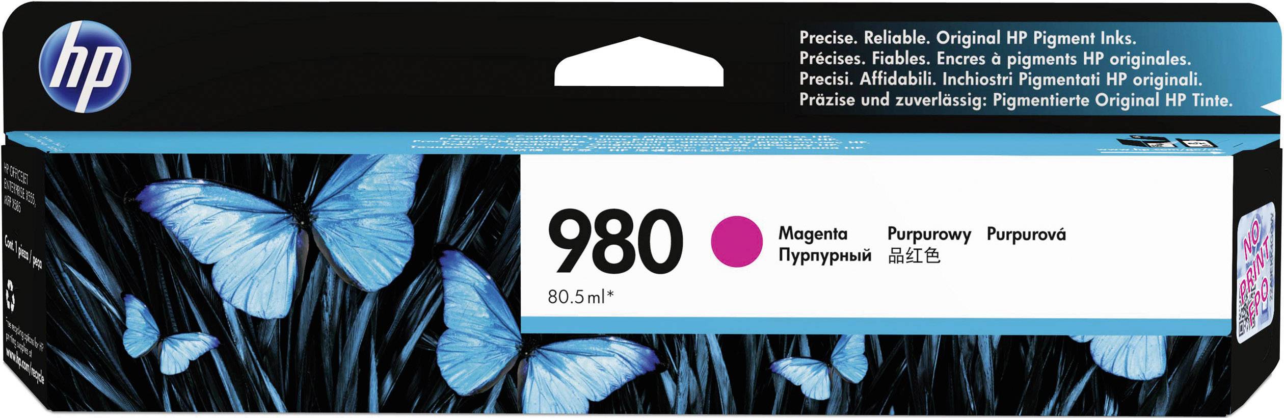 HP 980 - 86.5 ml - Magenta - original - Tintenpatrone