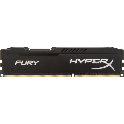 HyperX PC-Arbeitsspeicher Modul Fury Black HX316C10FB/4 4GB 1 x 4GB DDR3-RAM 1600MHz CL10 10-10-37