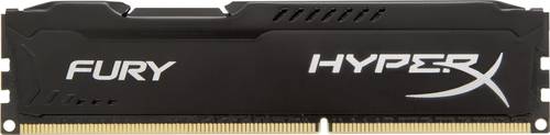 HyperX PC-Arbeitsspeicher Modul Fury Black HX316C10FB/8 8GB 1 x 8GB DDR3-RAM 1600MHz CL10 10-10-30
