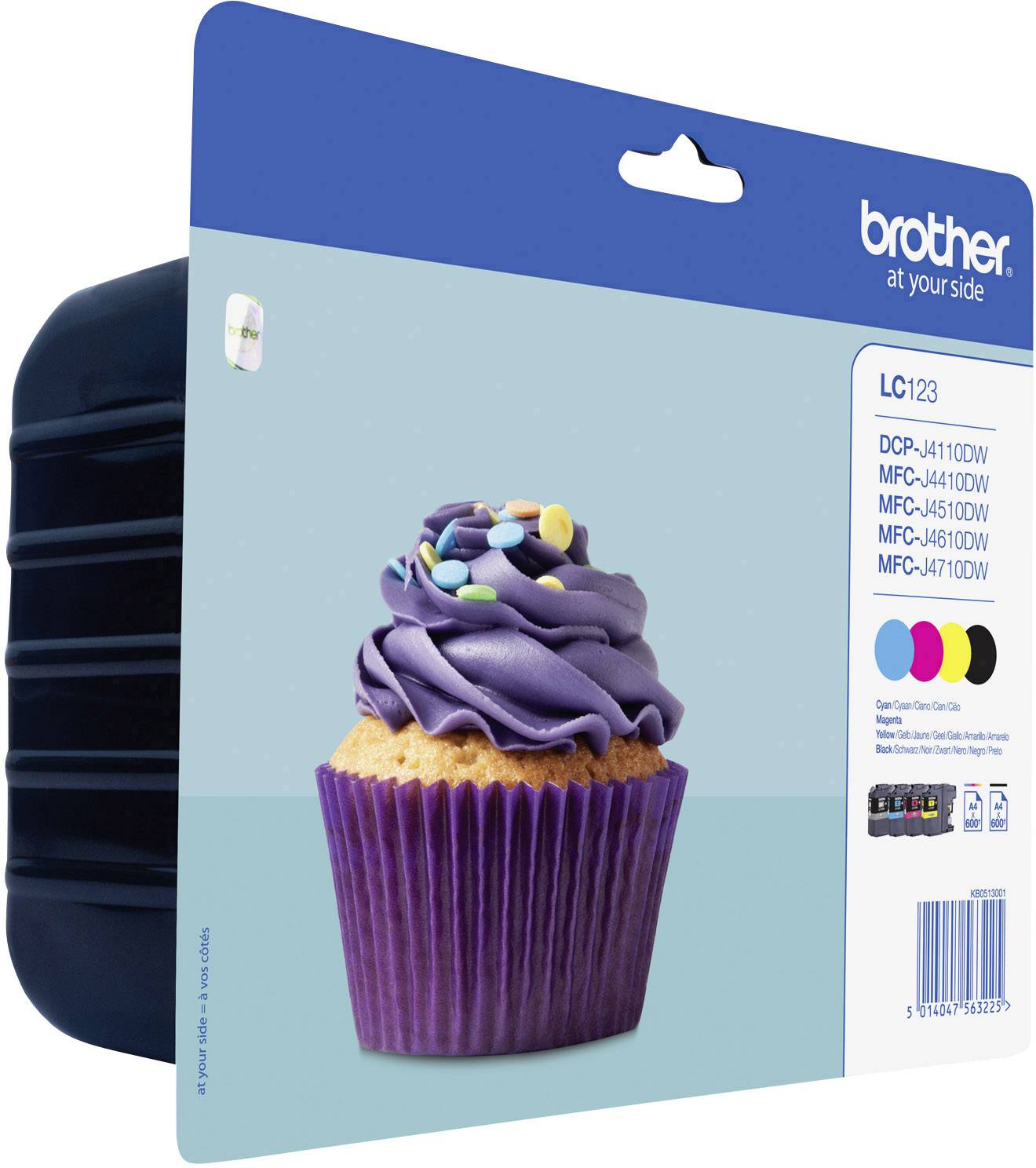 Brother LC123 Value Pack - 4er-Pack - Hohe Ergiebigkeit