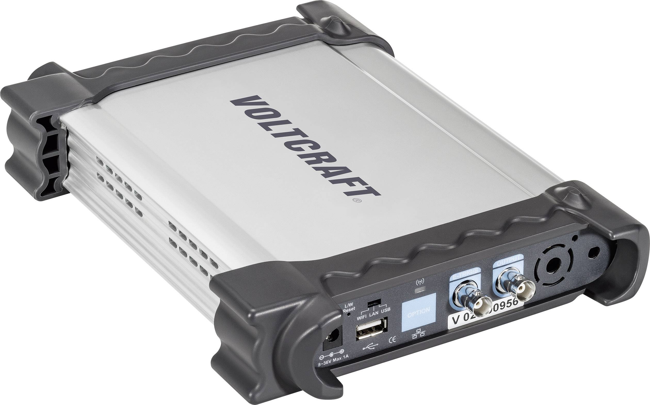 VOLTCRAFT DSO-2074G USB-Oszilloskop 70MHz 4-Kanal 200 MSa/s 16 Mpts 8 Bit Digital-Speicher (DSO), Spectrum-Analyser