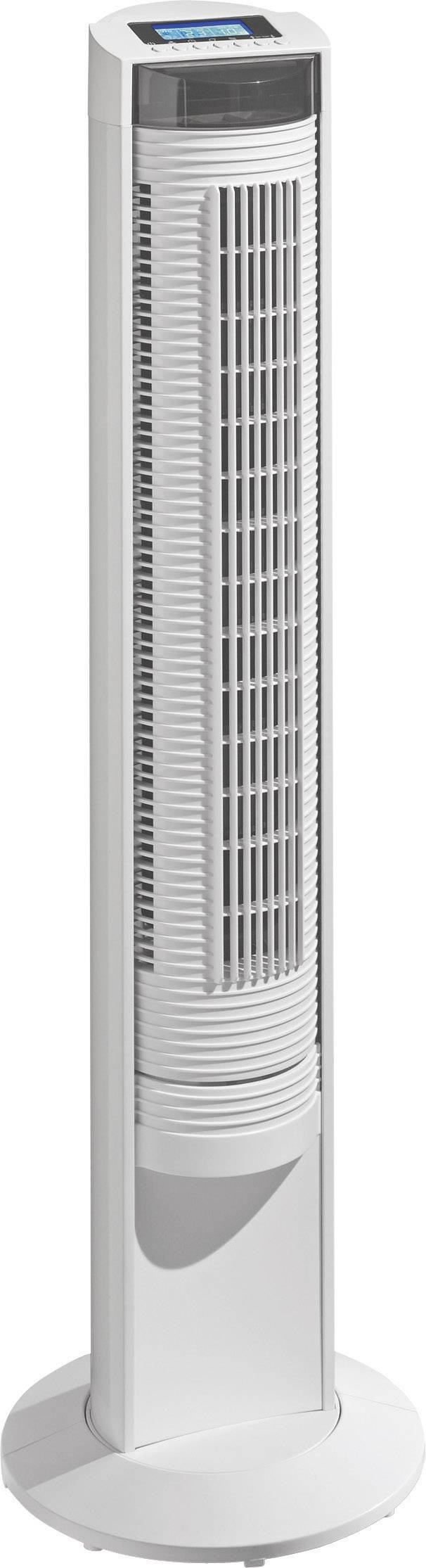 CasaFan AIROS BIG PIN II WE Turmventilator 40 W (B x H) 17.5 cm x 104.5 cm Weiß LED-Display, Oszillierend, Timer, mit Fernbedienung