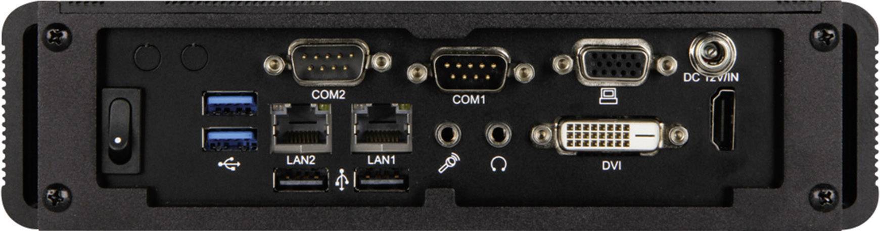 Joy-it IPC-1047U-120SSD Industrie PC Intel® Celeron® 1047U (2 x 1.4GHz) 4GB 120GB ohne Betriebssystem