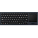 Logitech K830 Illuminated Living-Room Keyboard Funk-Tastatur Deutsch, QWERTZ, Windows® Schwarz Bele