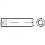 TOOLCRAFT 1062945 Gewindestift M5 10 mm Edelstahl A1, A2 50 St. TOOLCRAFT 1062945 Gewindestift M5 10 mm Edelstahl A1, A2 50 St.