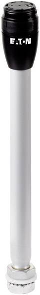 Ein Steckverbinder von Eaton mit schwarzem und weißem Gehäuse, geeignet für industrielle Anwendungen.