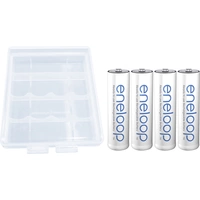 Panasonic eneloop HR06 Box Mignon (AA)-Akku NiMH 1900 mAh 1.2 V 4 St. Panasonic eneloop HR06 Box Mignon (AA)-Akku NiMH 1900 mAh 1.2 V 4 St.