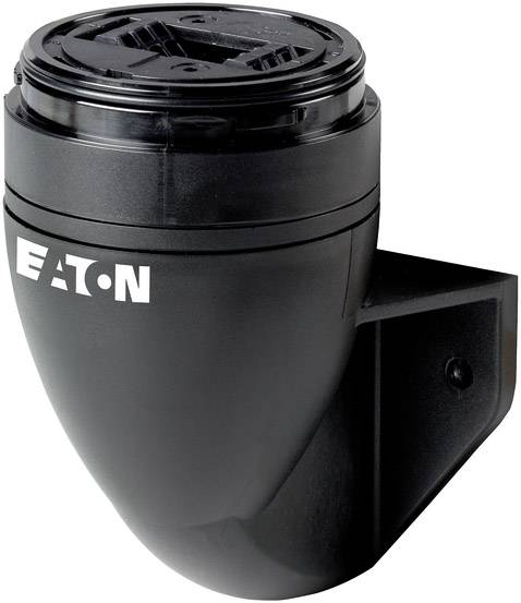 Ein schwarzes, robustes Gehäuse, Wand montiert, mit dem Logo 'EATON', typisch für industrielle Anwendungen oder elektrische Installationen.