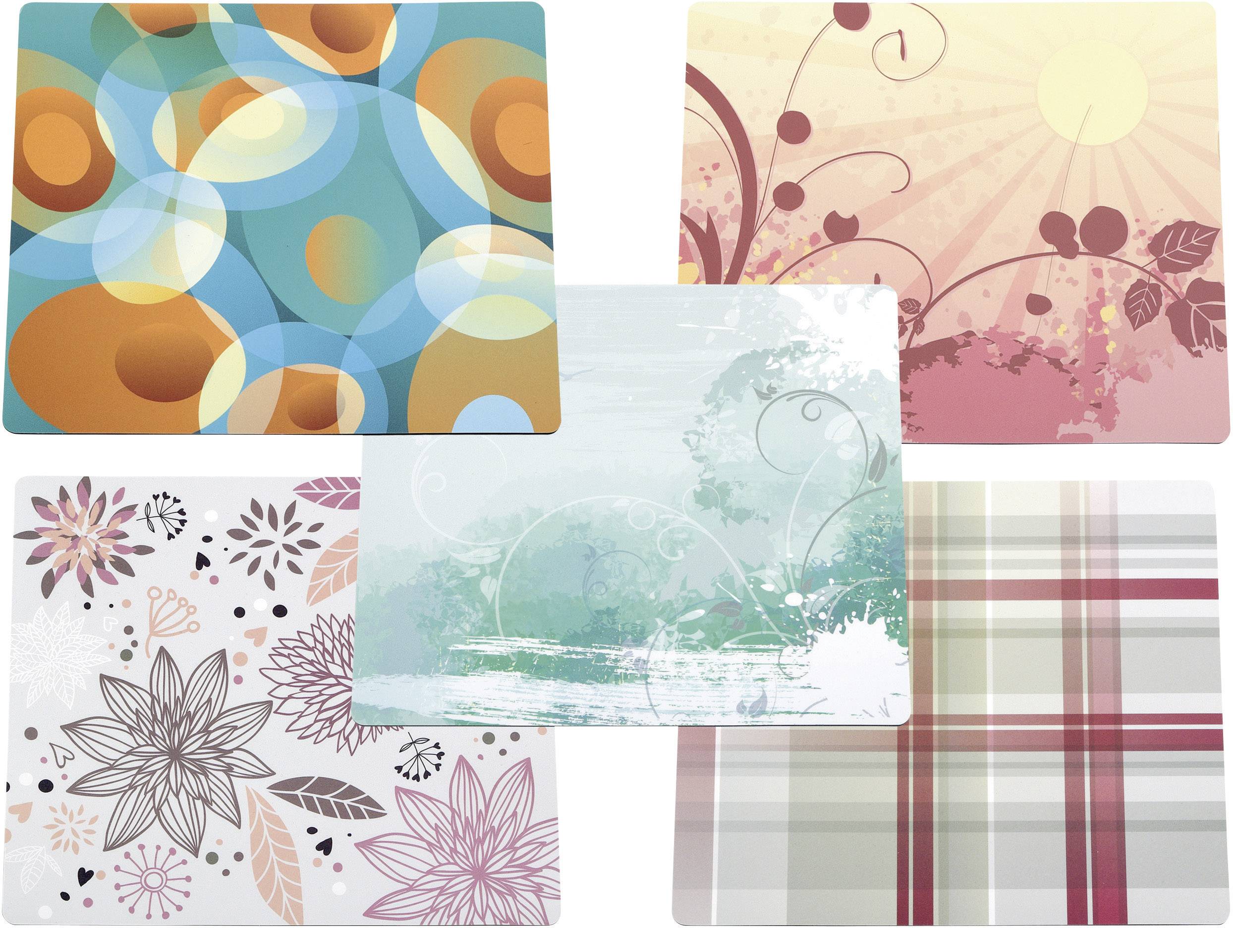 LogiLink Seventies Mauspad  Bunt (L x B x H) 195 x 230 x 3 mm