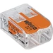 WAGO 221-412-1 221 Verbindungsklemme flexibel: 0.14-4mm² starr: 0.2-4mm² Polzahl: 2 Transparent, Orange WAGO 221-412-1 221 Verbindungsklemme flexibel: 0.14-4mm² starr: 0.2-4mm² Polzahl: 2 Transparent, Orange