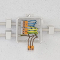 WAGO 221-613 221 Verbindungsklemme flexibel: 0.5-6 mm² starr: 0.5-6 mm² Polzahl: 3 Transparen WAGO 221-613 221 Verbindungsklemme flexibel: 0.5-6 mm² starr: 0.5-6 mm² Polzahl: 3 Transparen
